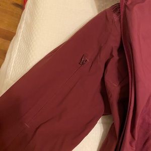 LULULEMON maroon rain jacket! Great condition